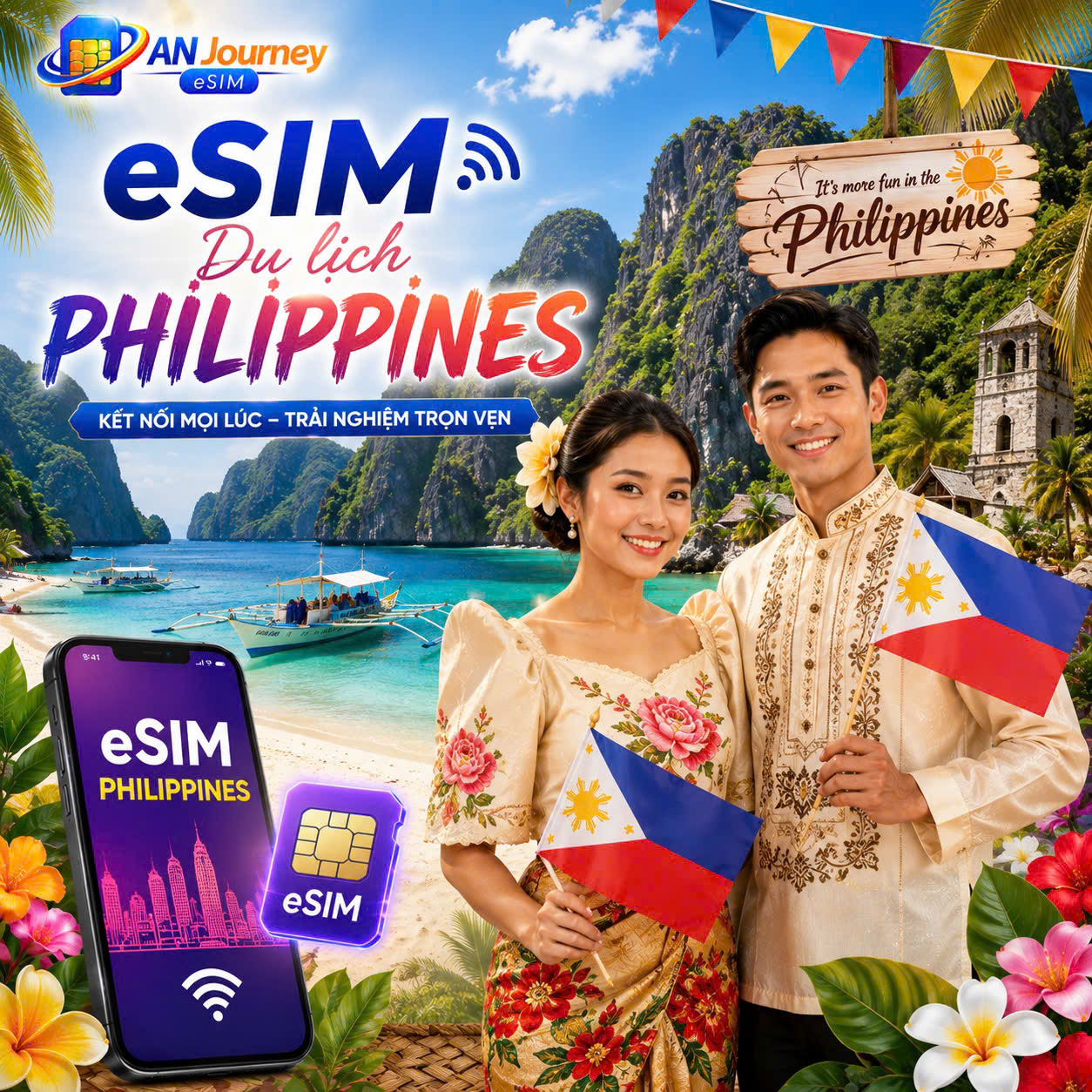 eSIM Du Lịch Philippines